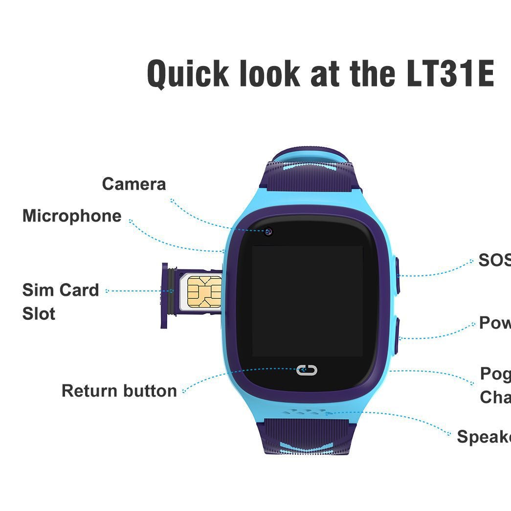 Kids 4G Smartwatch Ultra - Video Calls & GPS