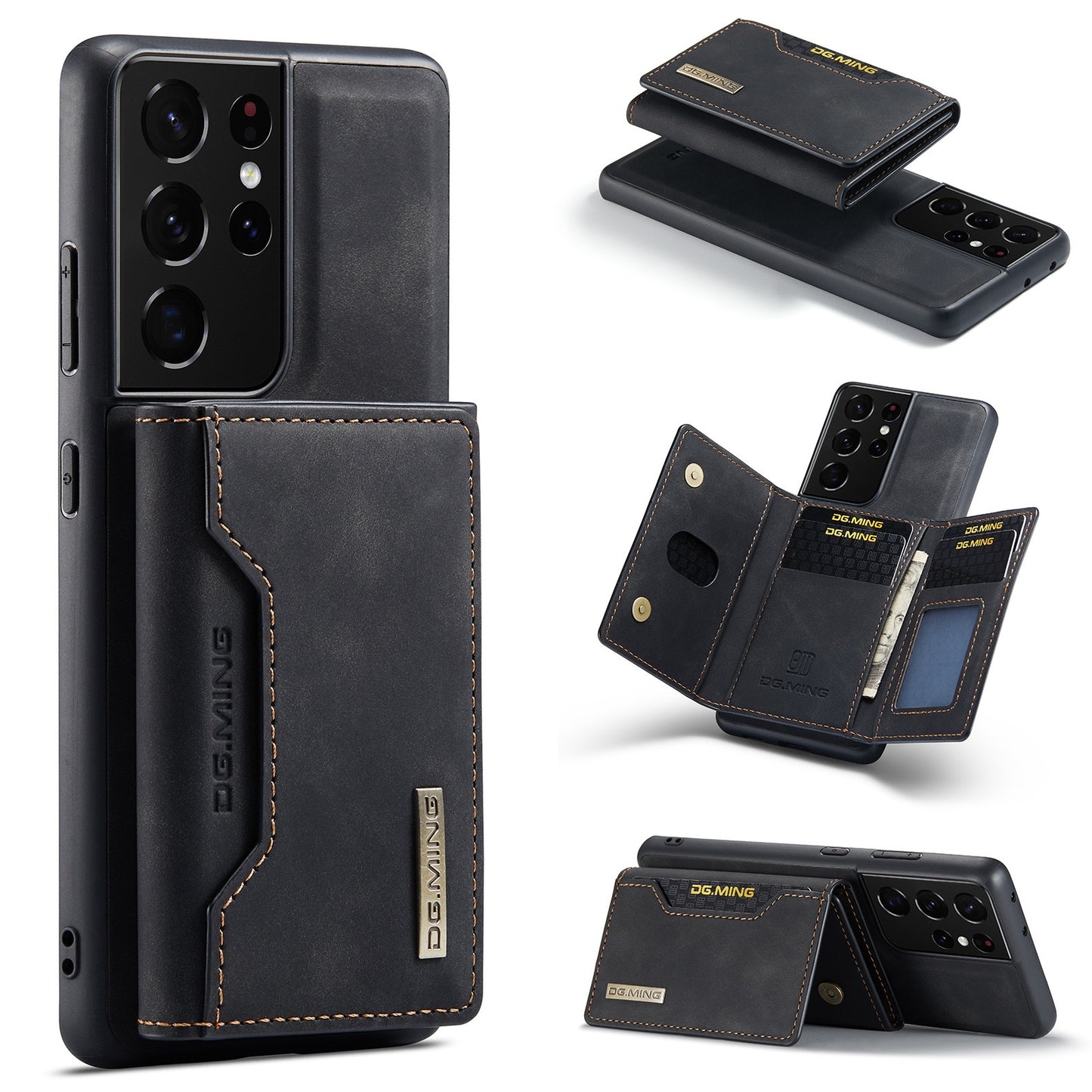 Magnetic Retro Wallet Case for Samsung Galaxy Models