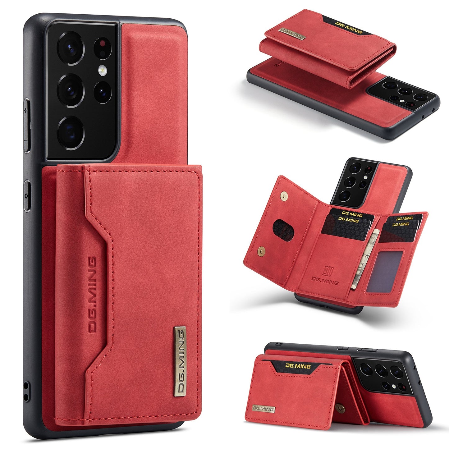 Magnetic Retro Wallet Case for Samsung Galaxy Models