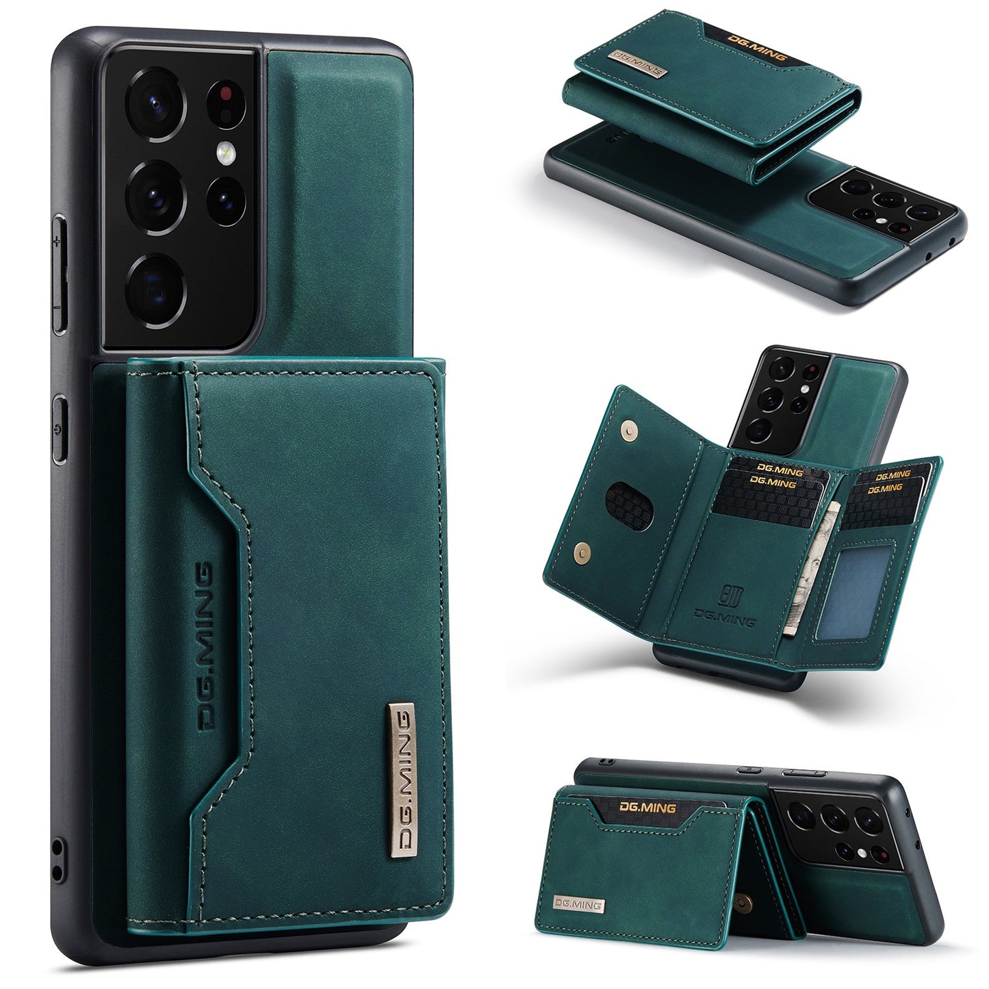 Magnetic Retro Wallet Case for Samsung Galaxy Models